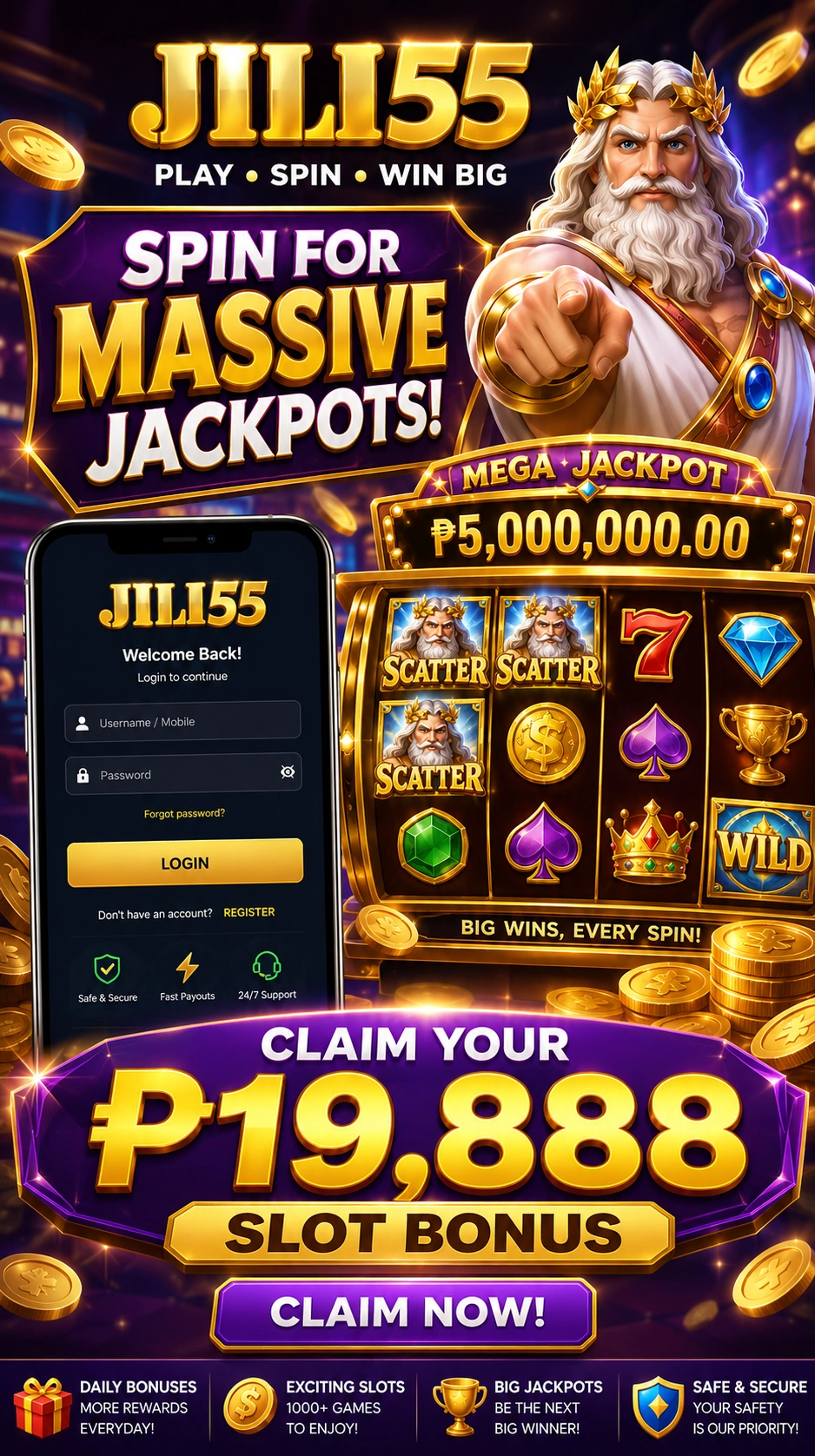 Video slot category preview