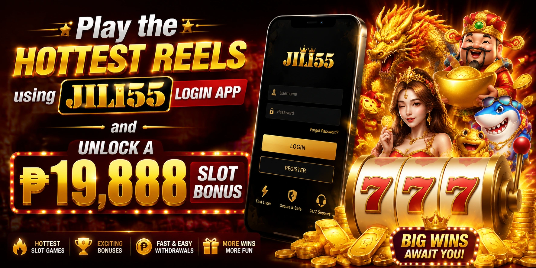 Mobile slot gaming on smartphone